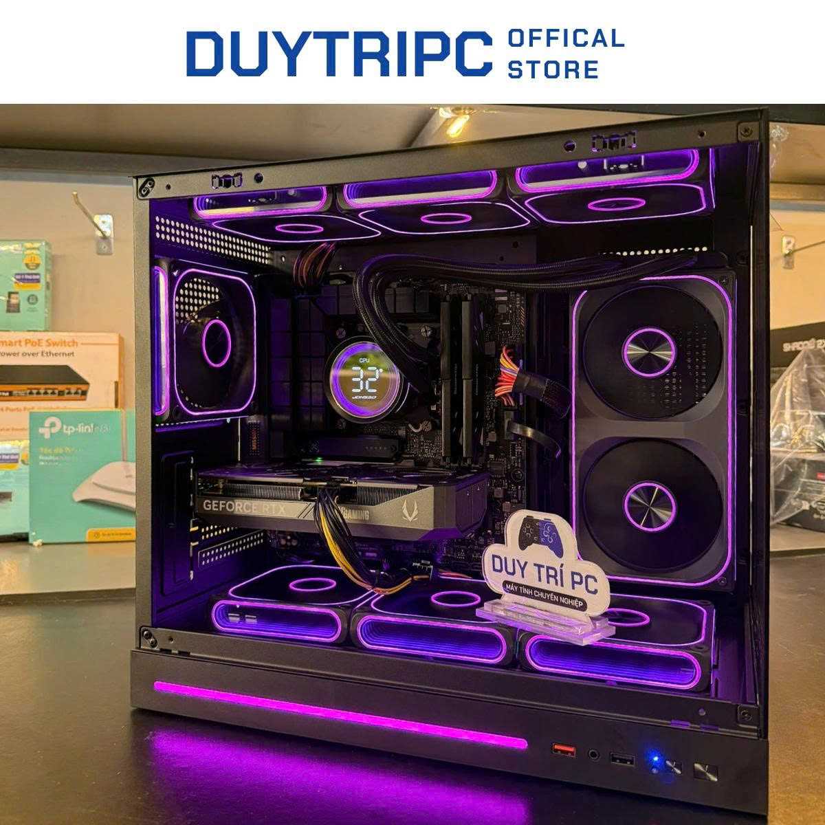 PC Gaming Intel Core i5 14600KF | RTX 5060 Ti 16GB | RAM 32GB | SSD NVMe 512GB M.2 | Main B760 | Nguồn 750W – Chiến Game, Đồ Họa, Streaming